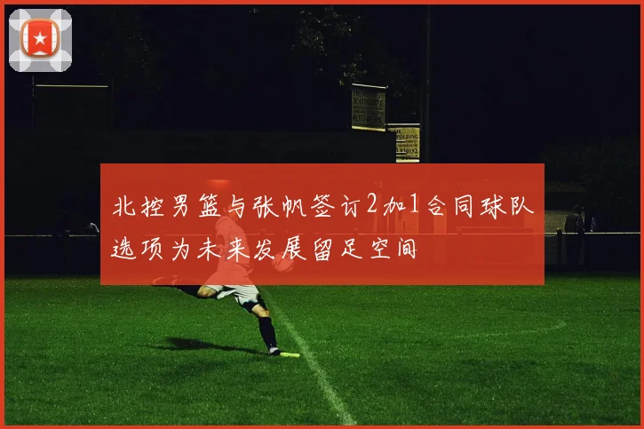 北控男篮与张帆签订2加1合同球队选项为未来发展留足空间